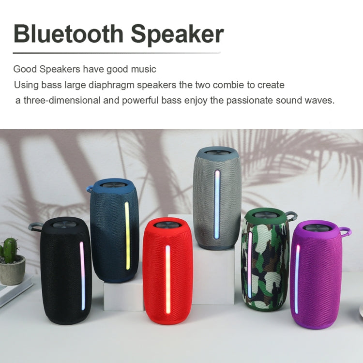 T&G TG663 Portable Colorful LED Wireless Bluetooth Speaker Outdoor Subwoofer(Purple) - free shipping - PMC Jewellery - Order now!