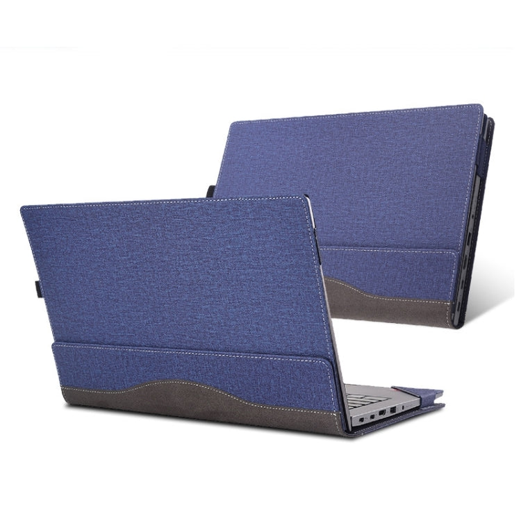 For Lenovo ThinkPad E15 Gen 4 Laptop Leather Shockproof Protective Case(Dark Blue) - free shipping - PMC Jewellery - Order now!