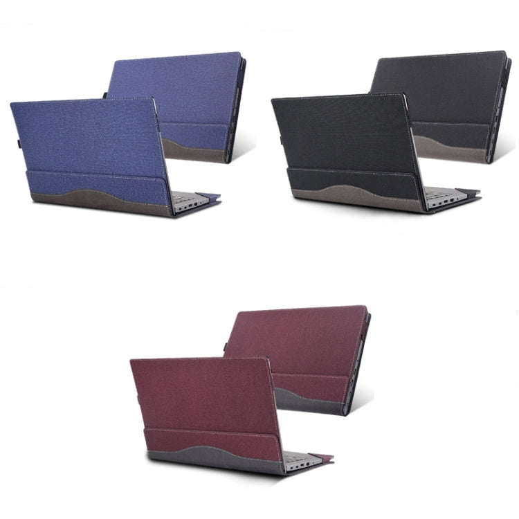 For Lenovo ThinkPad T14 / T14s Gen 3 14 2022 Laptop Leather Shockproof Protective Case(Wine Red) - 14.1 inch by PMC TechLife | Online Shopping South Africa | PMC TechLife | Buy Now Pay Later Mobicred