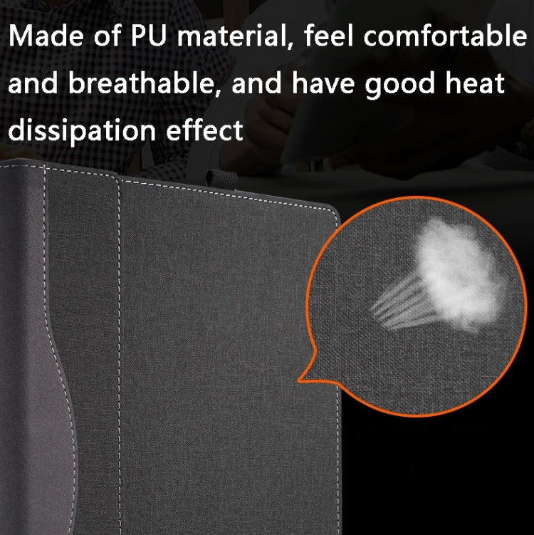 For Lenovo V14 G2 ALC / ITL / IJL Laptop Leather Anti-Fall Protective Case(Dark Blue) - 14.1 inch by PMC Jewellery | Online Shopping South Africa | PMC Jewellery | Buy Now Pay Later Mobicred