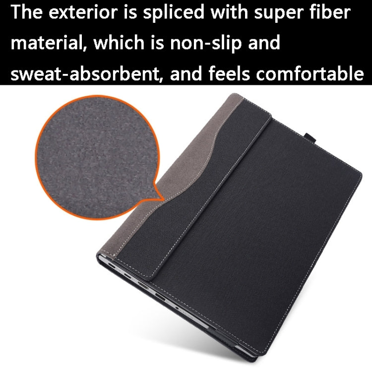 For Lenovo V14 G3 ABA / IAP Laptop Leather Shockproof Protective Case(Black) - 14.1 inch by PMC Jewellery | Online Shopping South Africa | PMC Jewellery | Buy Now Pay Later Mobicred