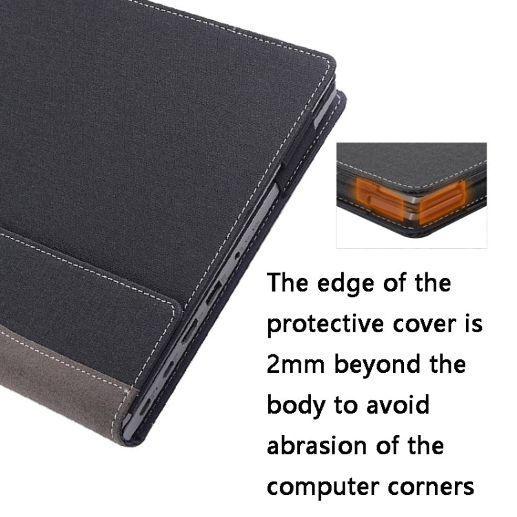 For Lenovo ThinkPad T14 / T14s Gen 3 14 2022 Laptop Leather Shockproof Protective Case(Dark Blue) - 14.1 inch by PMC TechLife | Online Shopping South Africa | PMC TechLife | Buy Now Pay Later Mobicred