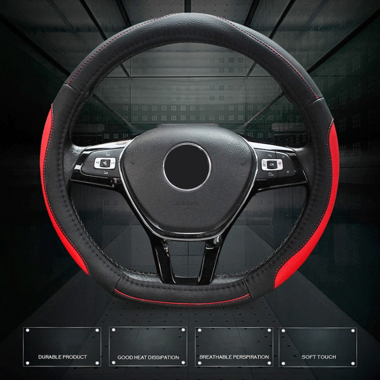 D Style Car Universal Anti-skid Steering Wheel Cover, Diameter: 38cm(Beige Coffee) - free shipping - PMC TechLife - Order now!