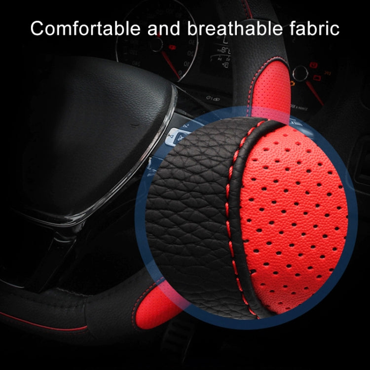D Style Car Universal Anti-skid Steering Wheel Cover, Diameter: 38cm(Beige Coffee) - free shipping - PMC TechLife - Order now!
