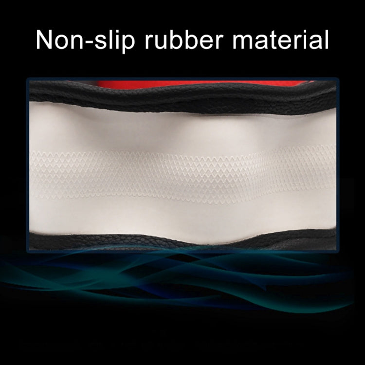 D Style Car Universal Anti-skid Steering Wheel Cover, Diameter: 38cm(Black Blue Line) - Steering Wheel Accessories by PMC TechLife | Online Shopping South Africa | PMC TechLife | Buy Now Pay Later Mobicred