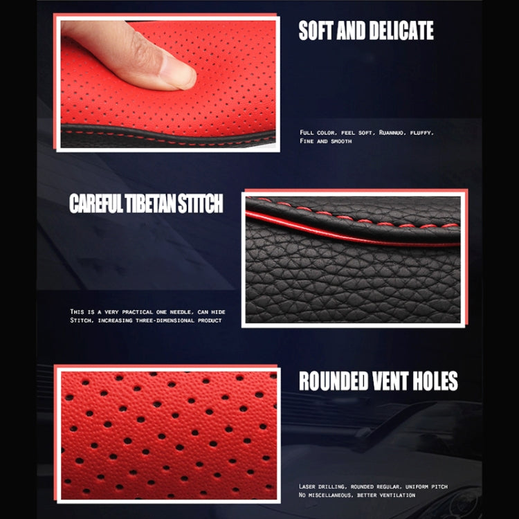 D Style Car Universal Anti-skid Steering Wheel Cover, Diameter: 38cm(Black) - Steering Wheel Accessories by PMC TechLife | Online Shopping South Africa | PMC TechLife | Buy Now Pay Later Mobicred