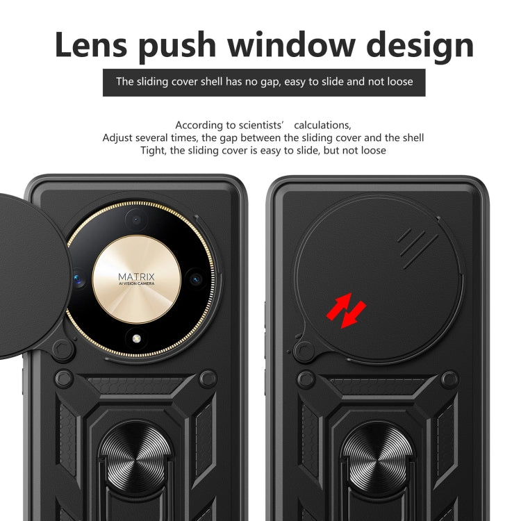 For Honor X9b Sliding Camera Cover Design TPU+PC Phone Case(Gold) - free shipping - PMC TechLife - Order now!
