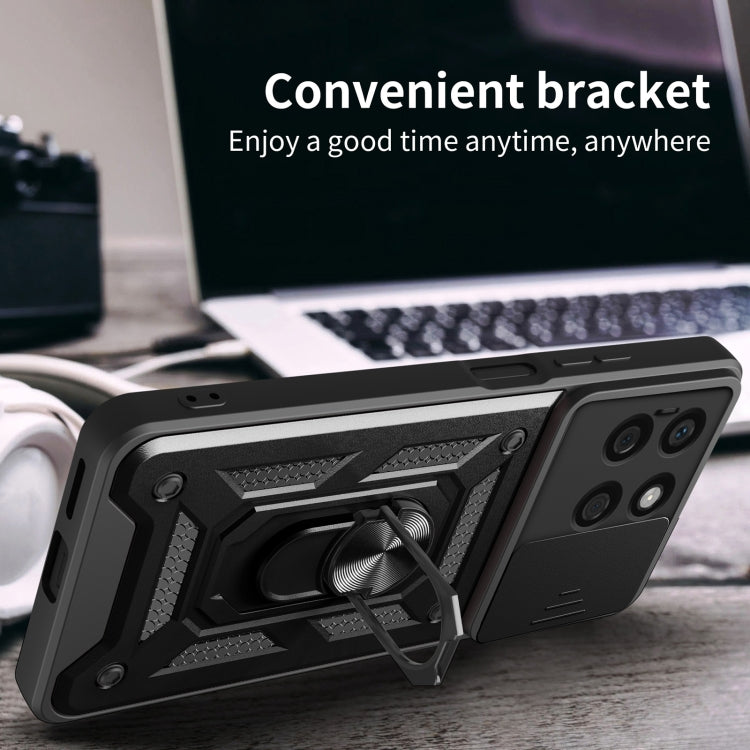 For Honor X8b Sliding Camera Cover Design TPU+PC Phone Case(Rose Gold) - Honor Cases by PMC TechLife | Online Shopping South Africa | PMC TechLife | Buy Now Pay Later Mobicred