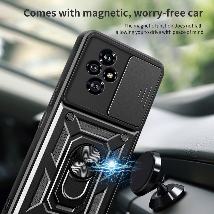 For Honor 200 Sliding Camera Cover Design TPU+PC Phone Case(Silver) - free shipping - PMC TechLife - Order now!