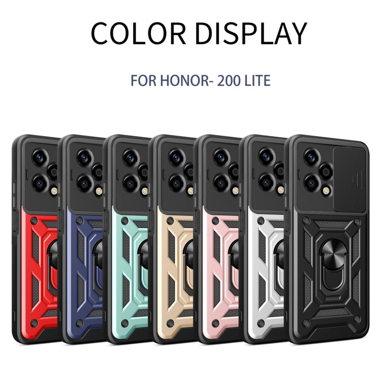 For Honor 200 Lite Global Sliding Camera Cover Design TPU+PC Phone Case(Blue) - free shipping - PMC TechLife - Order now!