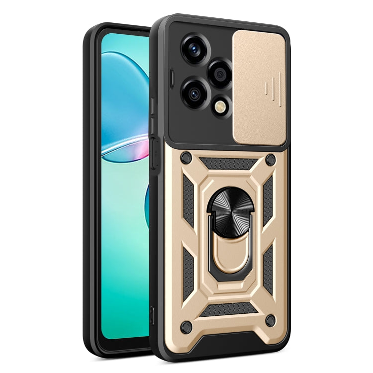 For Honor 200 Lite Global Sliding Camera Cover Design TPU+PC Phone Case(Gold) - free shipping - PMC TechLife - Order now!