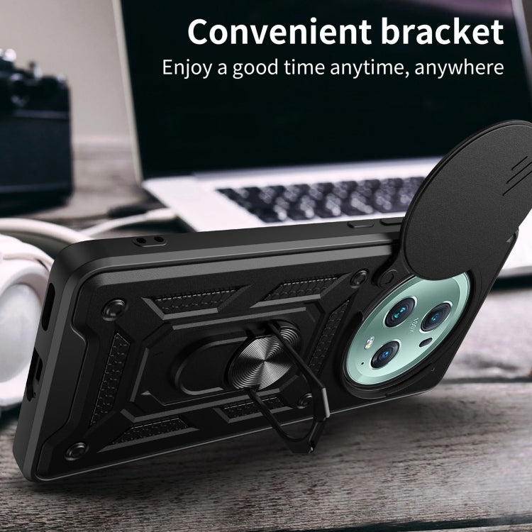 For Honor Magic5 Pro Sliding Camera Cover Design TPU+PC Phone Case(Gold) - free shipping - PMC TechLife - Order now!