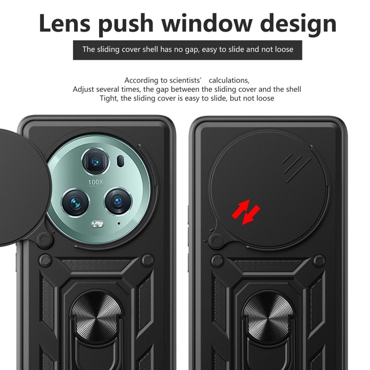 For Honor Magic5 Pro Sliding Camera Cover Design TPU+PC Phone Case(Silver) - free shipping - PMC TechLife - Order now!