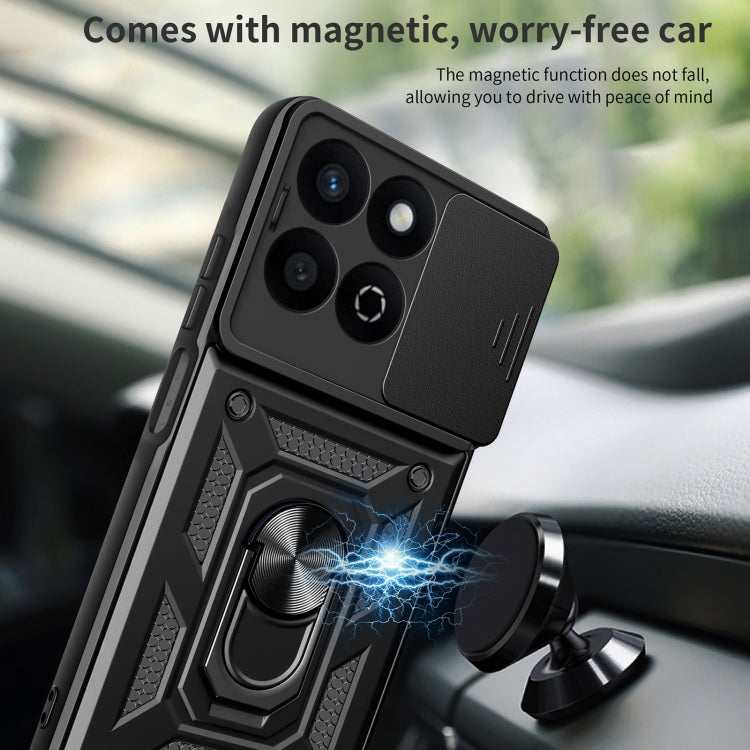 For Honor 200 Smart Sliding Camera Cover Design TPU+PC Phone Case(Silver) - free shipping - PMC TechLife - Order now!