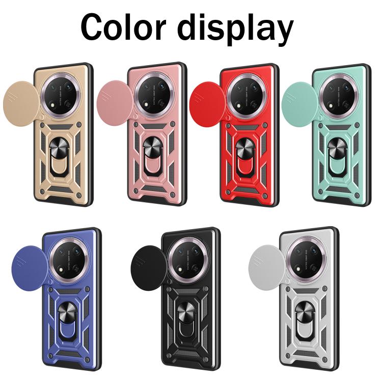 For Honor X60 Pro / X9c Sliding Camera Cover Design TPU+PC Phone Case(Blue) - free shipping - PMC TechLife - Order now!