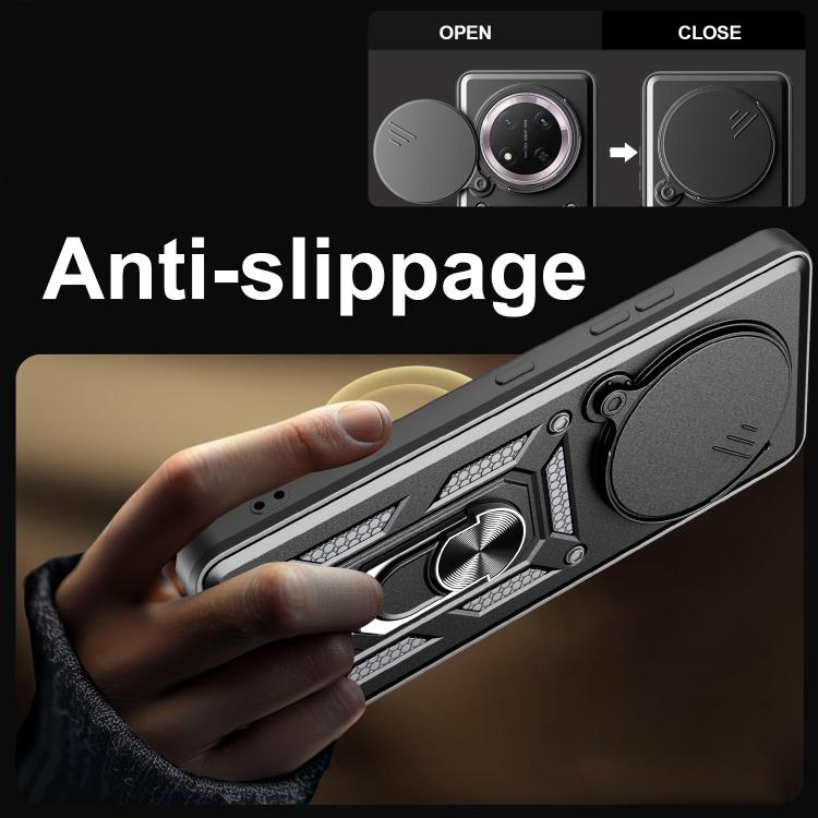 For Honor X60 Pro / X9c Sliding Camera Cover Design TPU+PC Phone Case(Green) - free shipping - PMC TechLife - Order now!