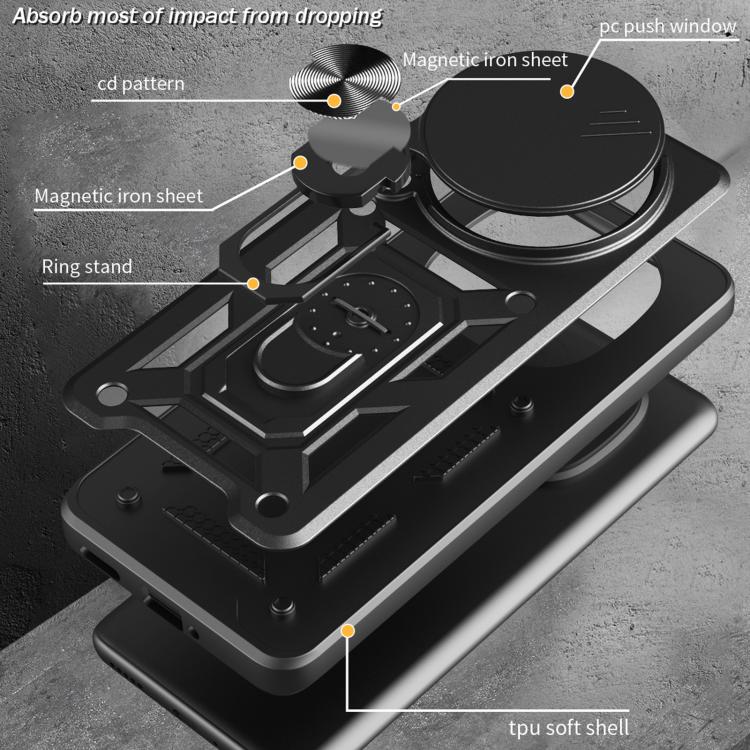 For Honor Magic7 Pro Sliding Camera Cover Design TPU+PC Phone Case(Green) - free shipping - PMC TechLife - Order now!