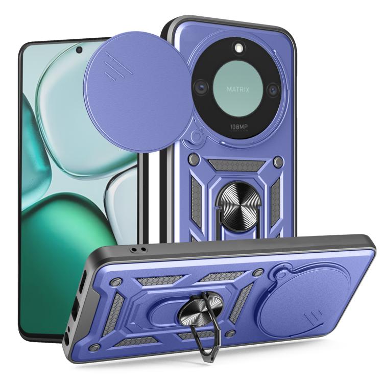 For Honor X9c Smart Sliding Camera Cover Design TPU+PC Phone Case(Blue) - free shipping - PMC TechLife - Order now!