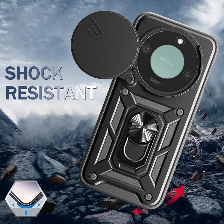 For Honor X9c Smart Sliding Camera Cover Design TPU+PC Phone Case(Rose Gold) - free shipping - PMC TechLife - Order now!