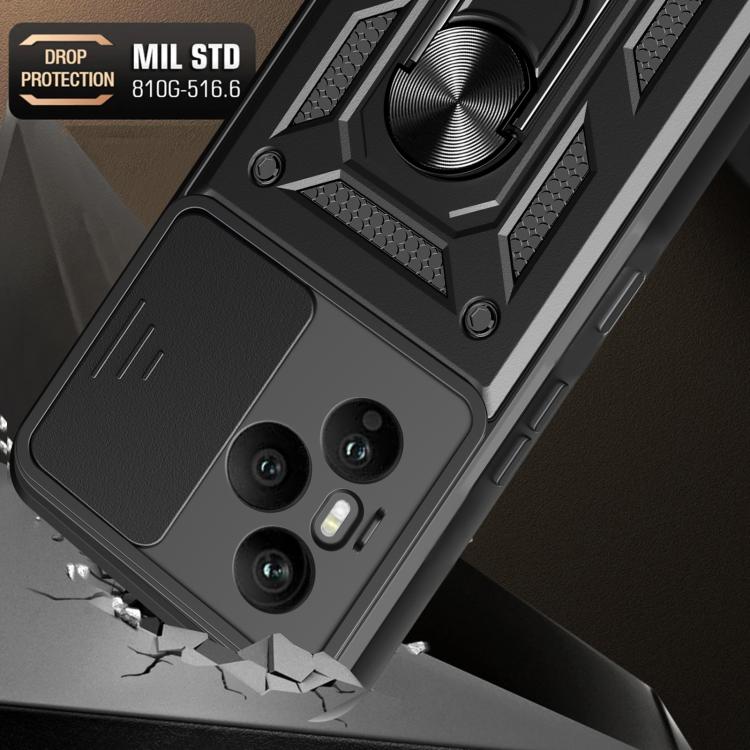 For Honor 400 Pro Global 160.8mm Sliding Camera Cover Design TPU+PC Phone Case(Black) - free shipping - PMC TechLife - Order now!