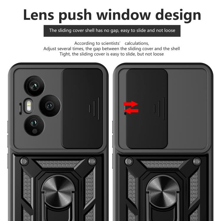 For Honor 400 Pro Global 160.8mm Sliding Camera Cover Design TPU+PC Phone Case(Blue) - free shipping - PMC TechLife - Order now!