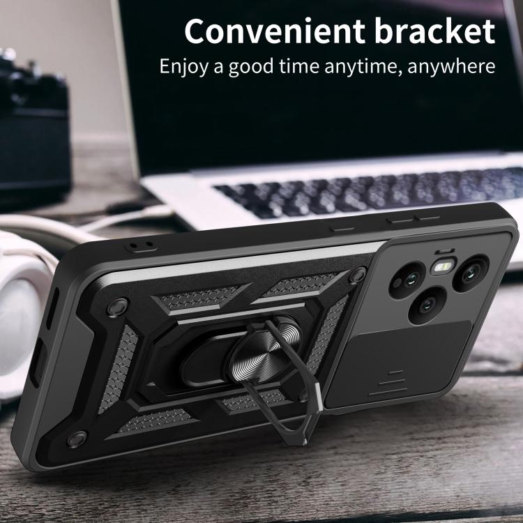 For Honor 400 Pro Global 160.8mm Sliding Camera Cover Design TPU+PC Phone Case(Blue) - free shipping - PMC TechLife - Order now!