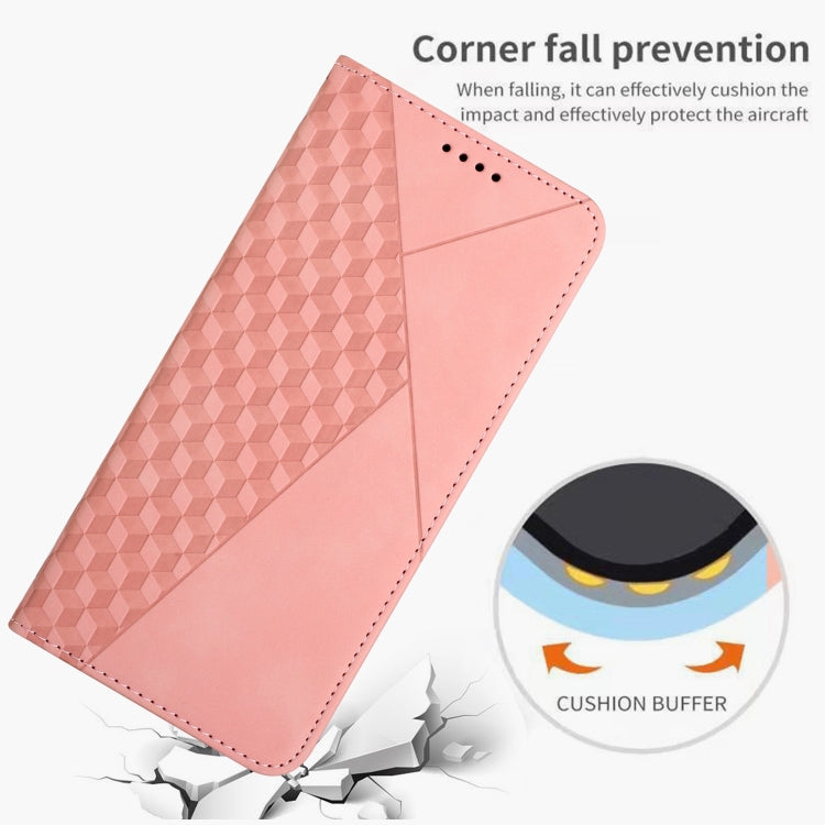 For Tecno Spark Go 2024 / POP 8 Diamond Splicing Skin Feel Magnetic Leather Phone Case(Rose Gold) - Tecno Cases by PMC Jewellery | Online Shopping South Africa | PMC Jewellery | Buy Now Pay Later Mobicred