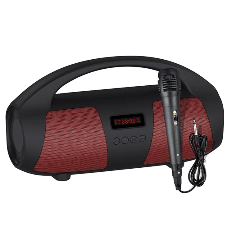 NewRixing NR2055 Wireless Portable TWS Bluetooth Speaker with Microphone(Red) - free shipping - PMC Jewellery - Order now!