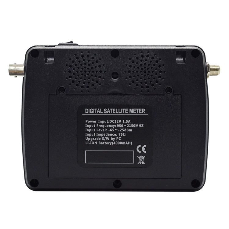 iBRAVEBOX V10 Finder Max+ 4.3 inch Display Digital Satellite Meter Signal Finder, Support DVB-S/S2/S2X AHD, Plug Type:AU Plug(Black) - Satellite Finder by PMC TechLife | Online Shopping South Africa | PMC TechLife | Buy Now Pay Later Mobicred