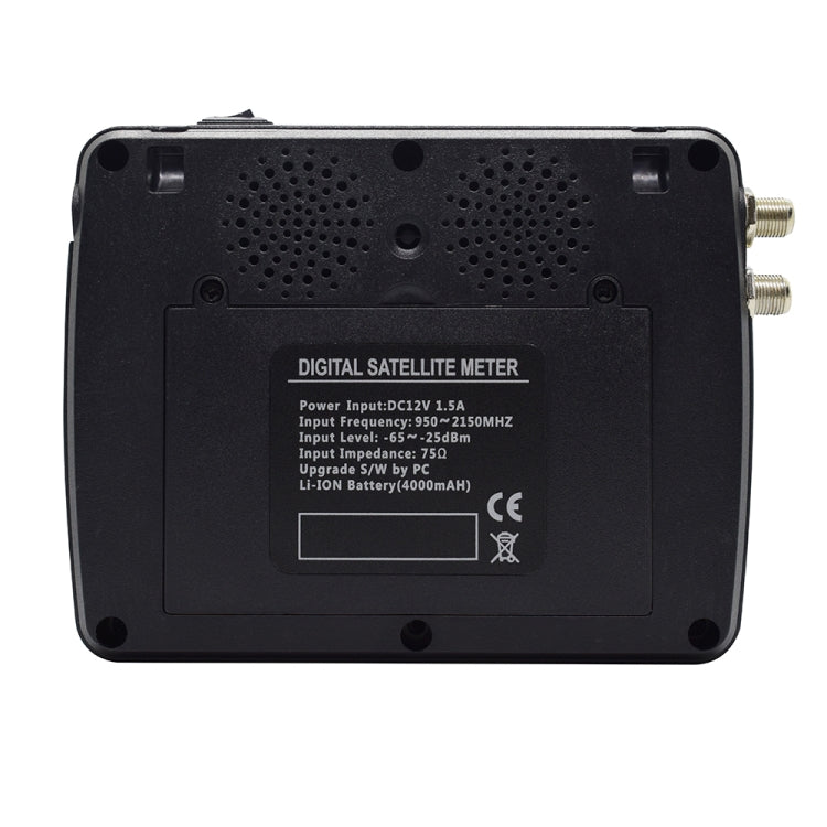 iBRAVEBOX V10 Finder Pro 4.3 inch Display Digital Satellite Meter Signal Finder, Support DVB-S/S2/S2X/T/T2/C, Plug Type:EU Plug(Black) - Satellite Finder by PMC TechLife | Online Shopping South Africa | PMC TechLife | Buy Now Pay Later Mobicred