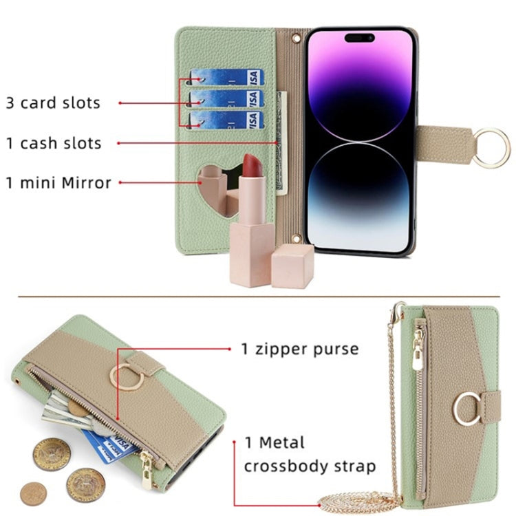 For Infinix Hot 30i 4G Crossbody Litchi Texture Leather Phone Case(Green) - free shipping - PMC TechLife - Order now!