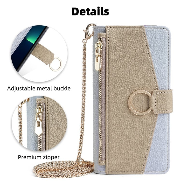 For Infinix Note 40 5G Crossbody Litchi Texture Leather Phone Case(Blue) - Infinix Cases by PMC TechLife | Online Shopping South Africa | PMC TechLife | Buy Now Pay Later Mobicred