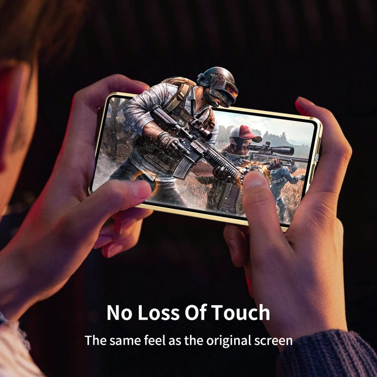 For Samsung Galaxy S25 Ultra 5G Privacy Full Cover Magnetic Metal Tempered Glass Phone Case(Gold) - Galaxy S25 Ultra 5G Cases by PMC TechLife | Online Shopping South Africa | PMC TechLife | Buy Now Pay Later Mobicred