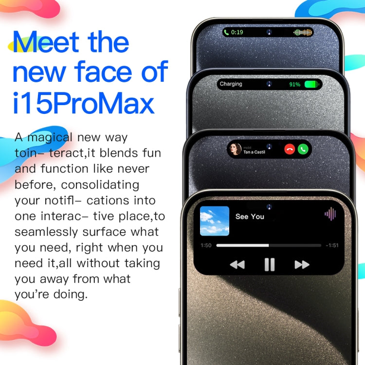 i15ProMax / U18, 3GB+32GB, 6.53 inch Face Identification Android 8.1 MTK6737 Quad Core, Network: 4G, OTG, Dual SIM(Blue) -  by PMC TechLife | Online Shopping South Africa | PMC TechLife