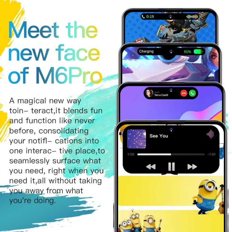 M6Pro / U30, 3GB+32GB, 6.53 inch Screen, Face Identification, Android 8.1 MTK6737 Quad Core, Network: 4G, OTG, Dual SIM(Black) -  by PMC TechLife | Online Shopping South Africa | PMC TechLife