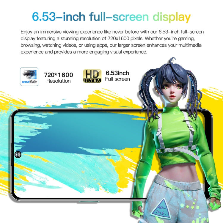 M6Pro / U30, 3GB+32GB, 6.53 inch Screen, Face Identification, Android 8.1 MTK6737 Quad Core, Network: 4G, OTG, Dual SIM(Green) -  by PMC TechLife | Online Shopping South Africa | PMC TechLife