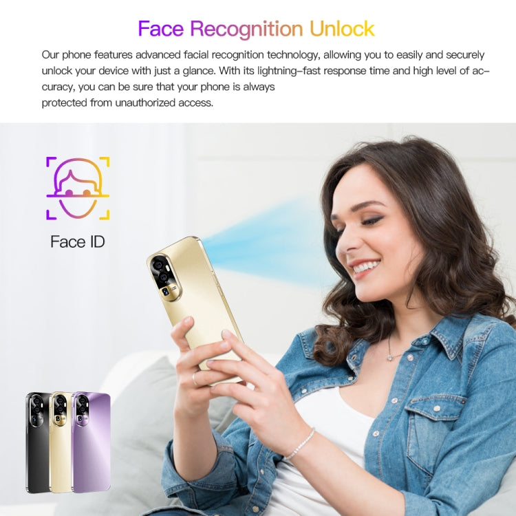 Reno10Pro+ / U22, 3GB+32GB, 6.53 inch Screen, Face Identification, Android 8.1 MTK6737 Quad Core, Network: 4G, OTG, Dual SIM(Yellow) -  by PMC TechLife | Online Shopping South Africa | PMC TechLife
