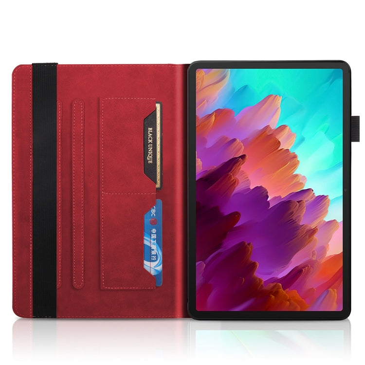 For Lenovo Tab P12 / Xiaoxin Pad Pro 12.7 2023 Life Tree Series Horizontal Flip Leather Tablet Case(Red) - Lenovo by PMC TechLife | Online Shopping South Africa | PMC TechLife | Buy Now Pay Later Mobicred