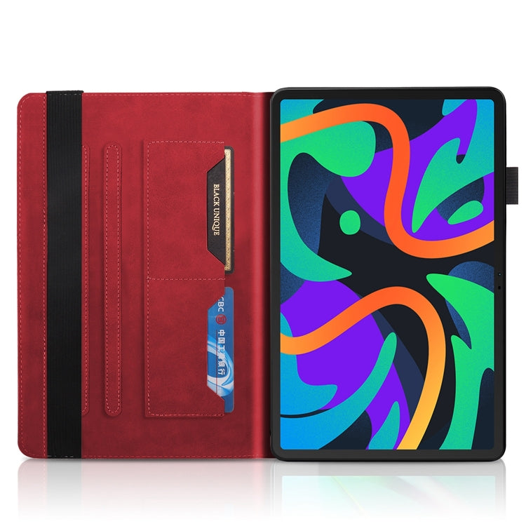 For Lenovo Tab M11 / Xiaoxin Pad 11 2024 Life Tree Series Horizontal Flip Leather Tablet Case(Red) - Lenovo by PMC Jewellery | Online Shopping South Africa | PMC Jewellery | Buy Now Pay Later Mobicred