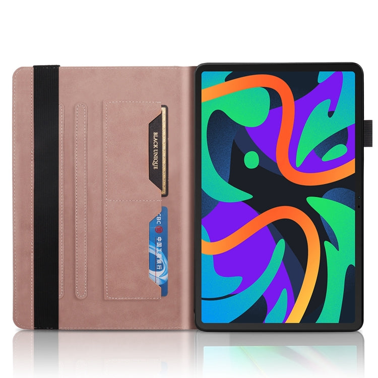 For Lenovo Tab M11 / Xiaoxin Pad 11 2024 Life Tree Series Horizontal Flip Leather Tablet Case(Rose Gold) - Lenovo by PMC Jewellery | Online Shopping South Africa | PMC Jewellery | Buy Now Pay Later Mobicred