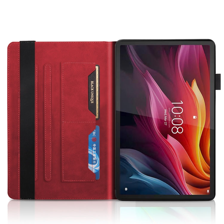 For Lenovo Tab P12 / Xiaoxin Pad Pro 12.7 2025 Life Tree Series Horizontal Flip Leather Tablet Case(Red) - Lenovo by PMC TechLife | Online Shopping South Africa | PMC TechLife | Buy Now Pay Later Mobicred