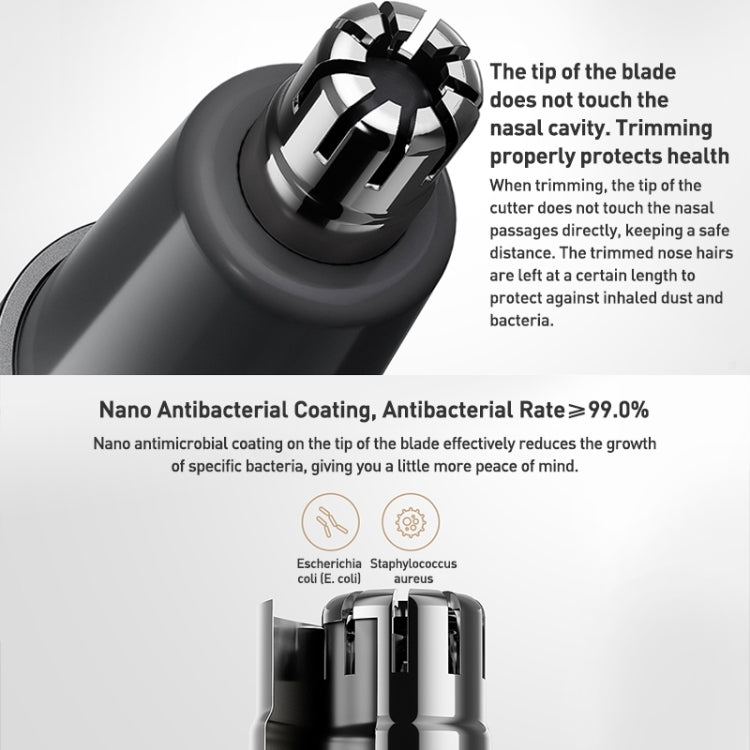 Original Xiaomi Mijia Electric Nose Hair Trimmer Portable Nose Ears Hair Eyebrow Clipper(Black) - free shipping - PMC TechLife - Order now!
