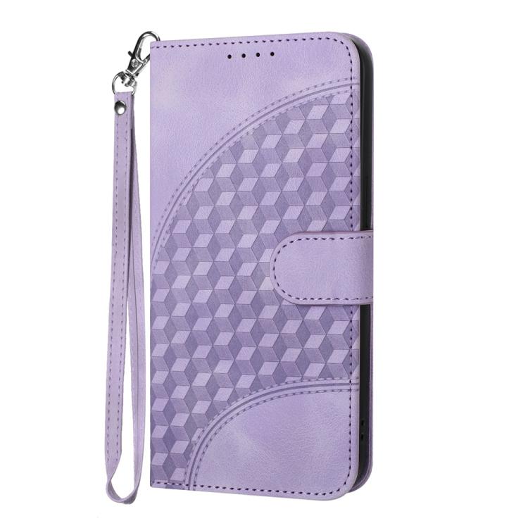 For iPhone 17 Air YX0060 Elephant Head Embossed Phone Leather Case with Lanyard(Light Purple) - free shipping - PMc TechLife - Order now!