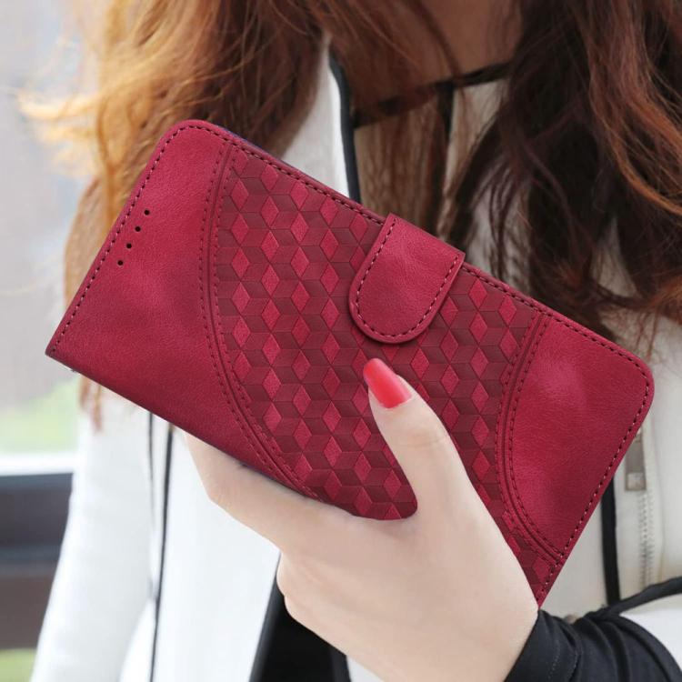 For iPhone 17 Air YX0060 Elephant Head Embossed Phone Leather Case with Lanyard(Rose Red) - free shipping - PMc TechLife - Order now!