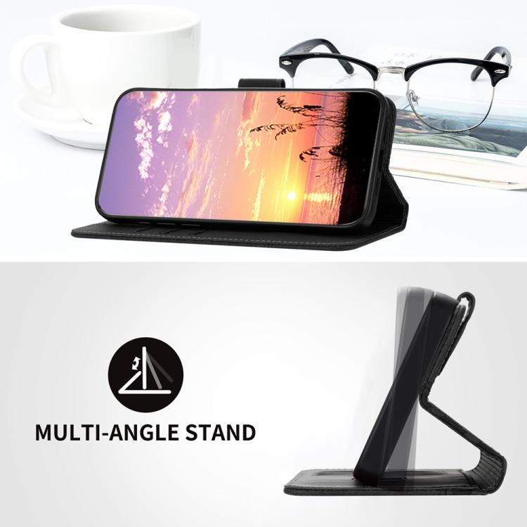 For iPhone 17 Pro Max YX0060 Elephant Head Embossed Phone Leather Case with Lanyard(Black) - free shipping - PMc TechLife - Order now!