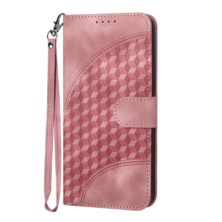 For iPhone 17 Pro YX0060 Elephant Head Embossed Phone Leather Case with Lanyard(Pink) - free shipping - PMc TechLife - Order now!