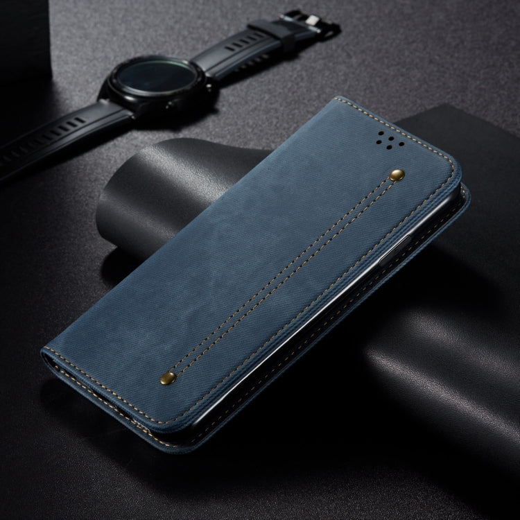 For Motorola Moto G54 Power 5G Denim Texture Flip Leather Phone Case(Blue) - free shipping - PMC TechLife - Order now!