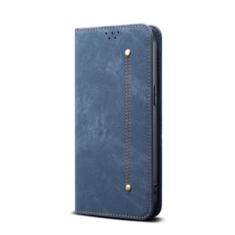 For Motorola Moto G15 Denim Texture Flip Leather Phone Case(Blue) - free shipping - PMC TechLife - Order now!