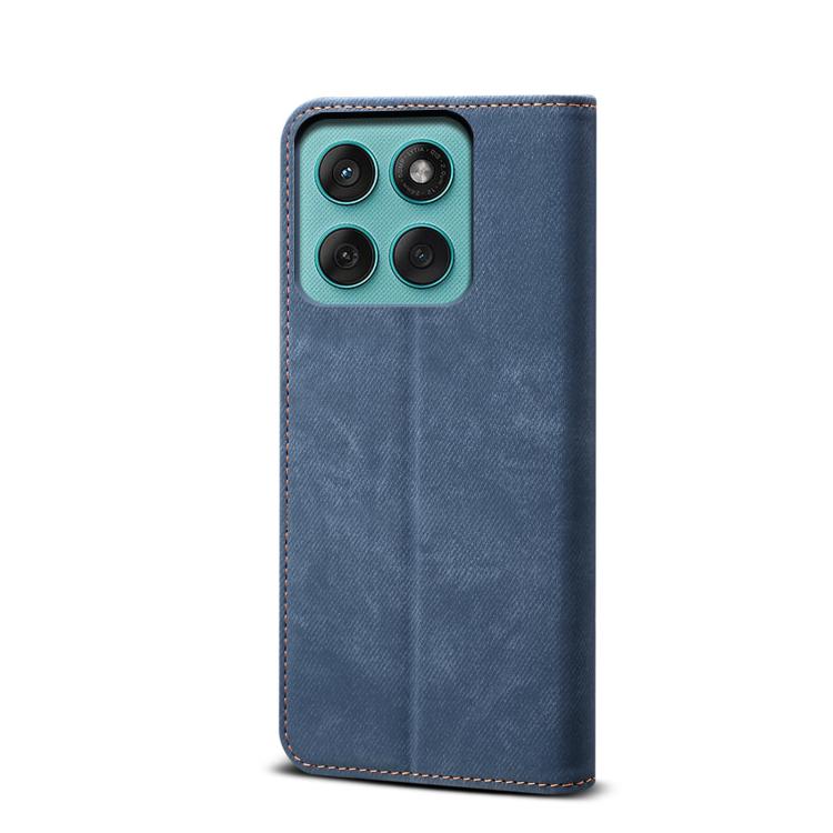 For Motorola Moto G86 5G Denim Texture Flip Leather Phone Case(Blue) - free shipping - PMC TechLife - Order now!