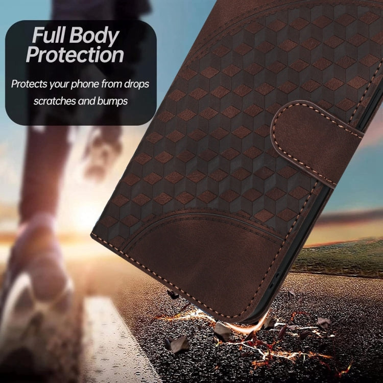 For Motorola Edge 5G 2024 YX0060 Elephant Head Embossed Phone Leather Case with Lanyard(Coffee) - Motorola Cases by PMC Jewellery | Online Shopping South Africa | PMC Jewellery | Buy Now Pay Later Mobicred